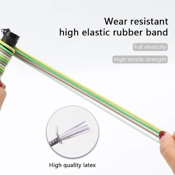 1-Par Elastiska skosnören med dragsko - Flexibel - Justerbar White