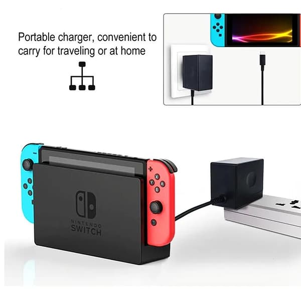 Adapter kompatibel med-Nintendo-Switch- / Lite / OLED dockningsstation