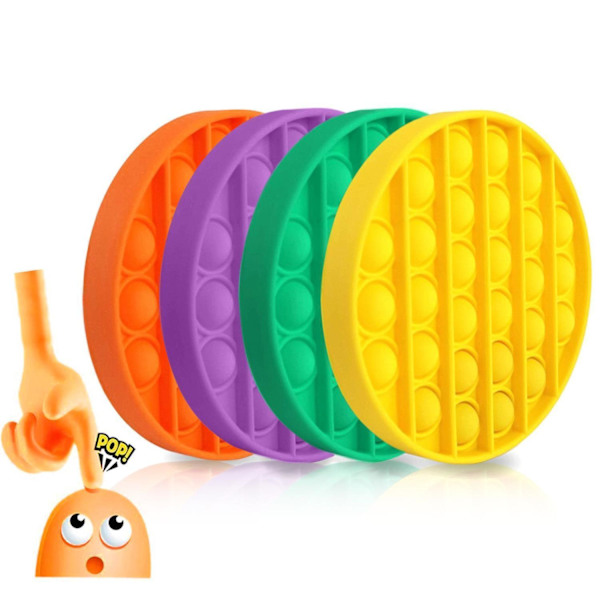 Pop it Fidget Toy Bubble Sensory Fidget Toy  Leksak - CE Lila Lila