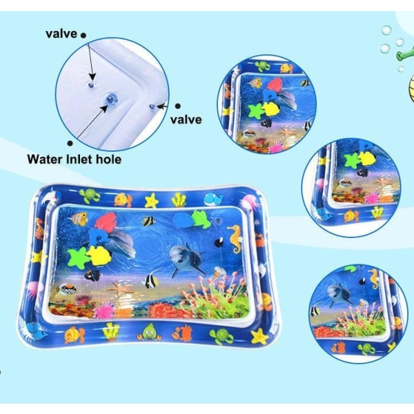 Babylekmatta - Vattenmatta för bebisar 1 Pcs Multicolor