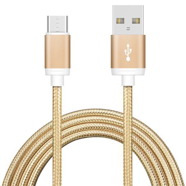 1M Hög kvalitets USB-C Snabbladdning Kabel laddare Type-C Guld