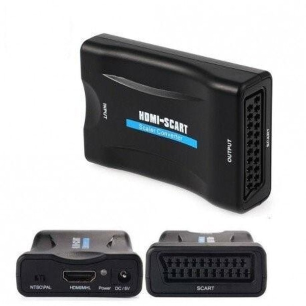 HDMI til SCART konverter Black