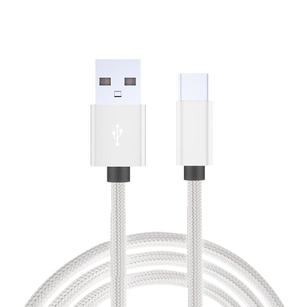 2-Pack USB-C 5A Laddkabel 2M Fast Charging Extra Lång Guld