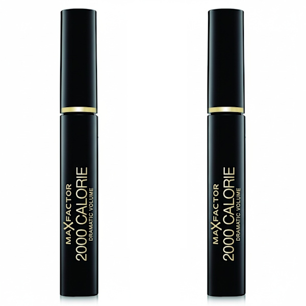 2-pack Max Factor Calorie Mascara 2000 Black 9ml Svart