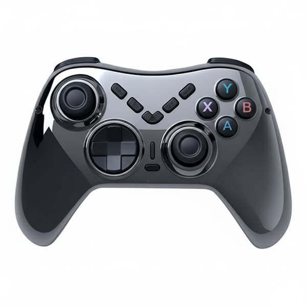 Nintendo Switch trådlös handkontroll, Pro Switch, Dual Motor Svart