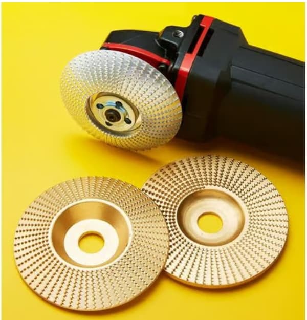 4-pack volframkarbidskivor för vinkelslip – kompatibel med 115/125 mm – för slipning, formning och träskärning