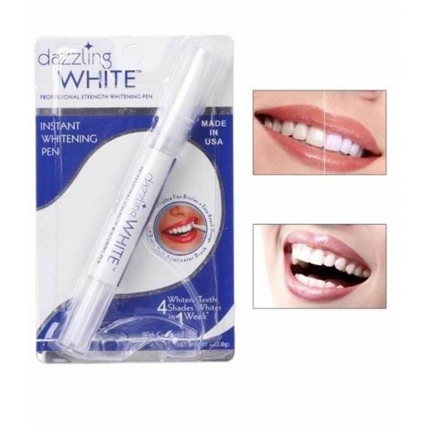 Häikäisevän valkoinen hampaiden valkaisukynä Hampaiden valkaisu White