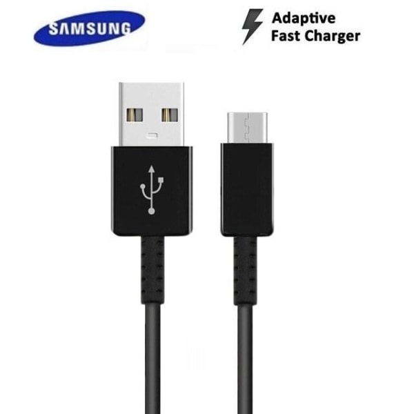 Officielt Samsung USB-C Galaxy S10 / S10 Plus USB-kabel Sort Black