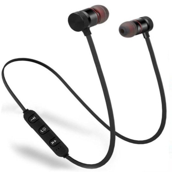 X6 magnetiske vandtætte Bluetooth-sportshovedtelefoner med mikrofon Red