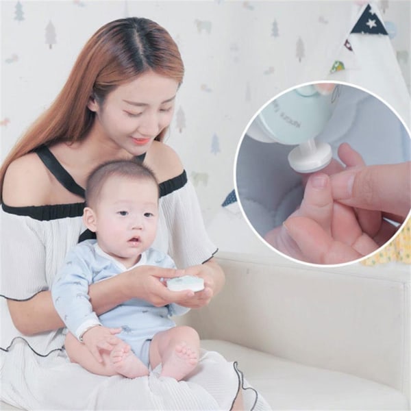 Baby / Vuxen nageltrimmer - nagelfilssats med 6 ersättningsdynor MultiColor 2 Pcs