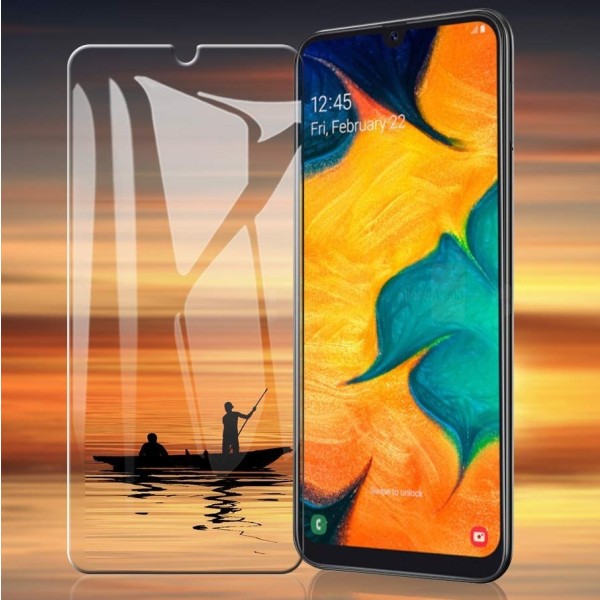 2 Pack Samsung Galaxy A10 Härdat glas 3D Skärmskydd HD Transparent