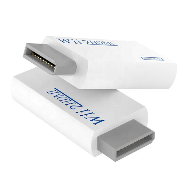 Wii till HDMI-adapter, 1080p Full-HD Nintendo Vit