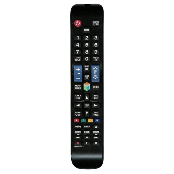 Universal fjernbetjening erstatter Samsung smart TV Black