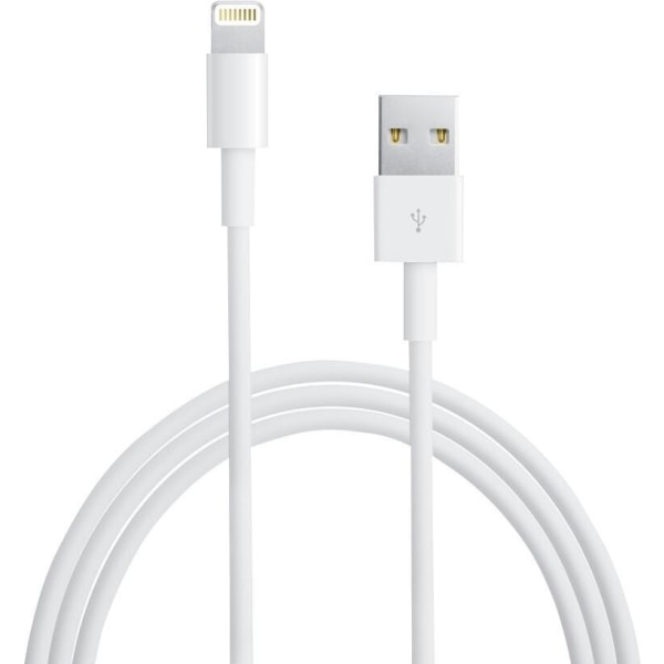 2 Meter hög kvalité Apple Lightning USB-kabel till iPhone & Ipad Svart