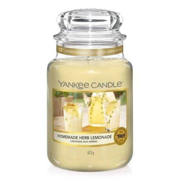 Yankee Candle Homemade Herb Lemonade Large Jar Gul