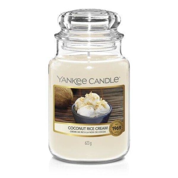 Yankee Candle Coconut Rice Cream Large Jar Beige