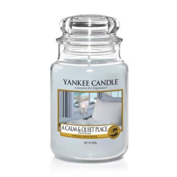 Yankee Candle A Calm & Quiet Place Large Jar Blå