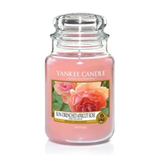 Yankee Candle Sun-Drenched Apricot Rose Large Jar Rosa