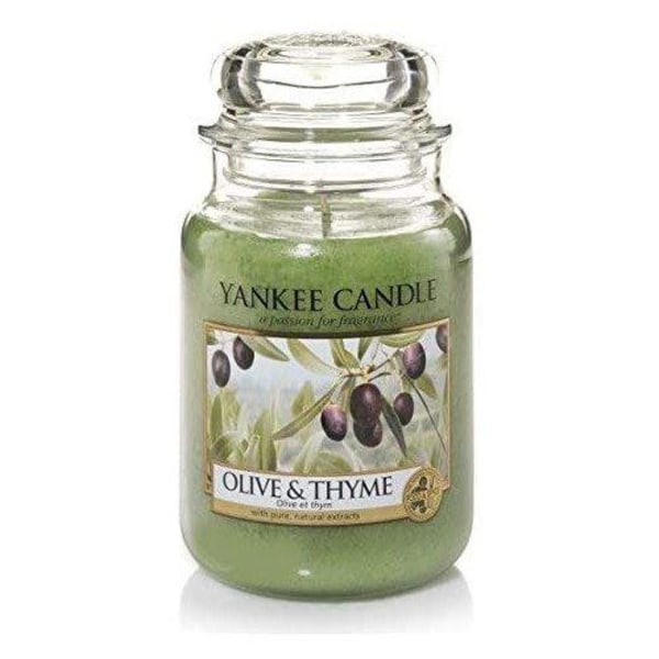 Yankee Candle Olive & Thyme Large Jar Grön