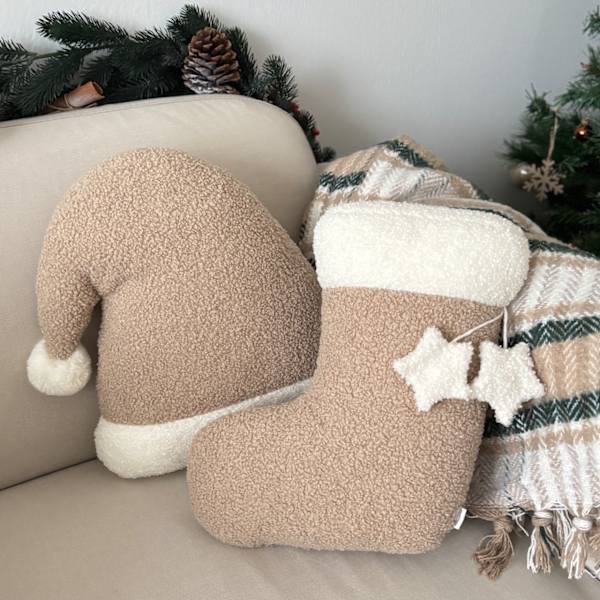 Julkudde Beige strumpa