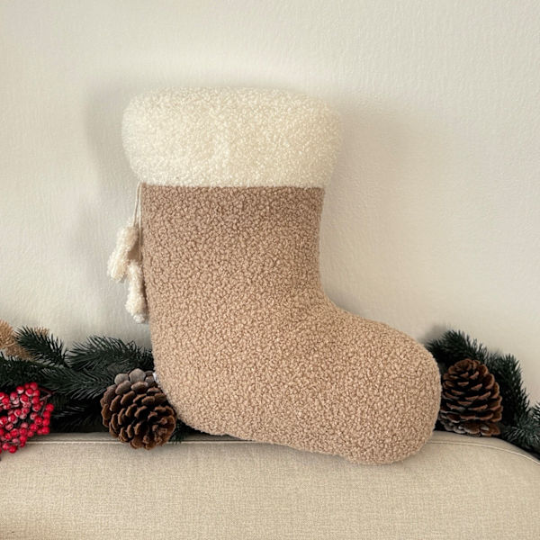 Julkudde Beige strumpa