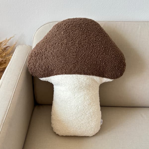 Höstkudde Svamp – bouclé