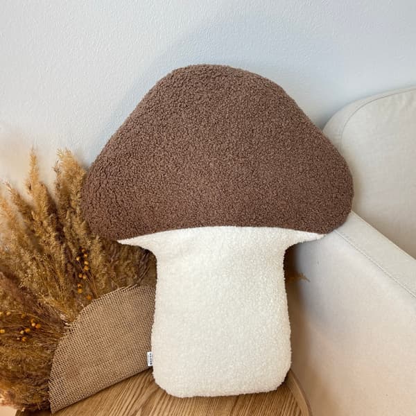 Höstkudde Svamp – bouclé