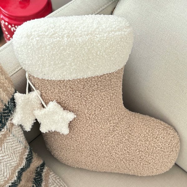 Julkudde Beige strumpa