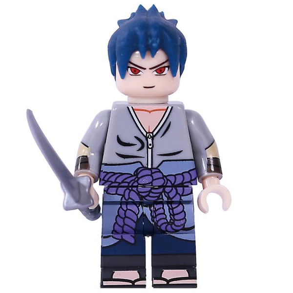 anime naruto tecknad monterad byggstenar docka