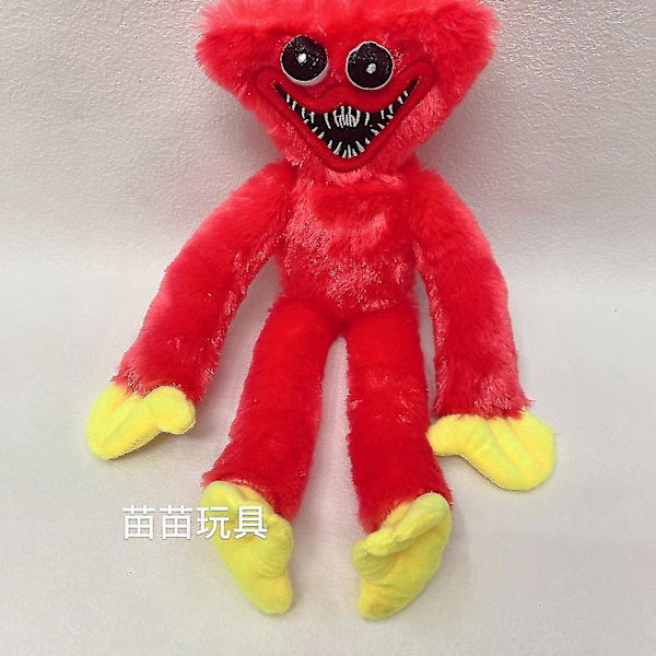 20cm/40cm/80cm/100cm Playtime Plyschleksaksfigur Huggy Wuggy Doll Red 40cm