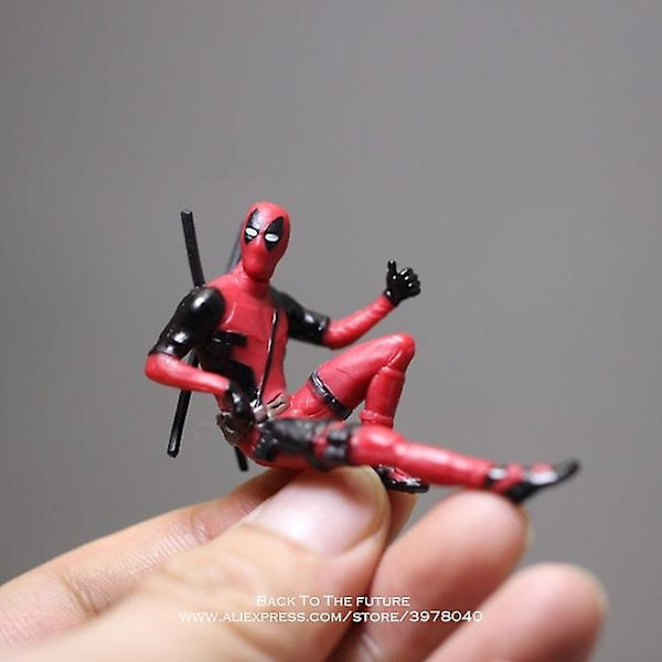 Disney Marvel X-men Deadpool 2 Actionfigur Sittställning Modell Anime Minidocka Dekoration Pvc Collection Figur Leksaker Modell C Deadpool 2-2
