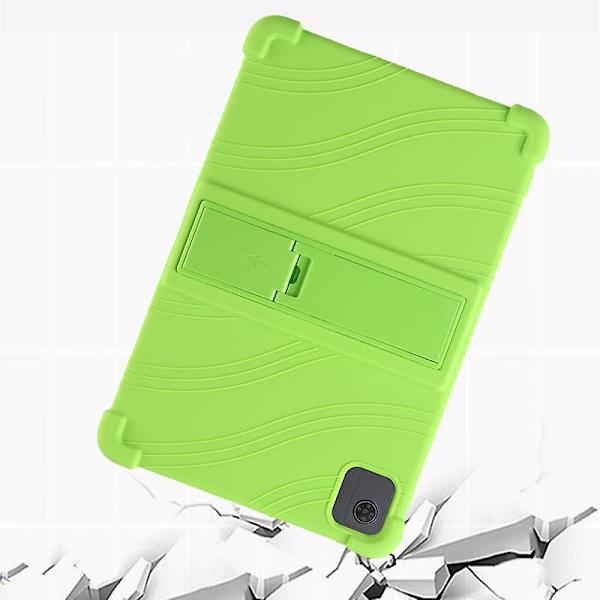 För Tcl Tab 10 5g 9183g Silikon Case Vikbart Pc Kickstand Tablet Cover Sky Blue none