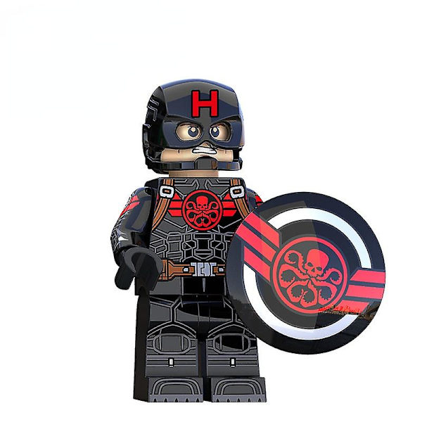 Avengers Captain America Set barnleksaksbyggstenar