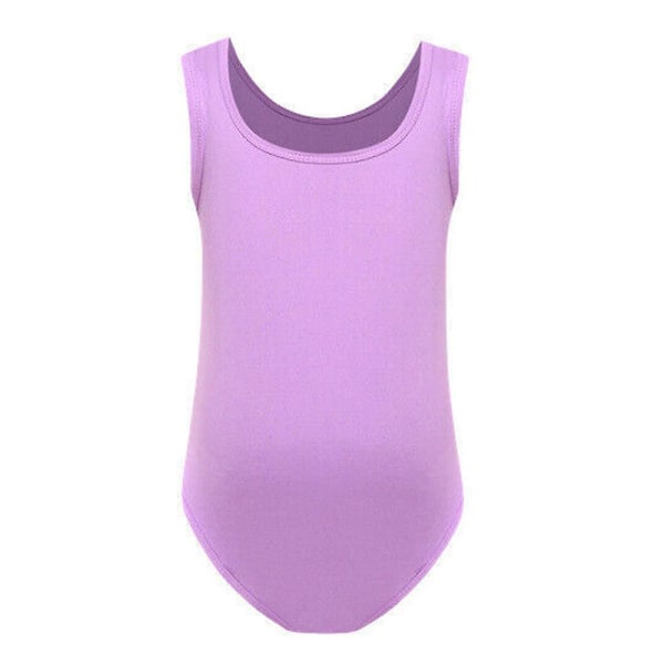 Flickor Barn Stitch Print Monokini Badkläder One Piece Tecknad Simdräkt Baddräkt Purple 7-8 Years