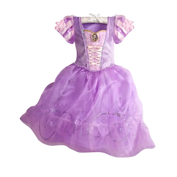 Disney Frozen Kostym Barn Elsa Prinsessklänning Anna Rapunzel Cosplay Kostym Baby Flickor Födelsedagsfestkläder 2-10 År Sofia Dress 19 5-6 Years