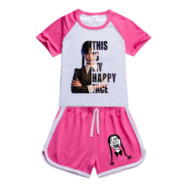 Wednesday Addams Printed Sports Set YD4 YD4 160cm