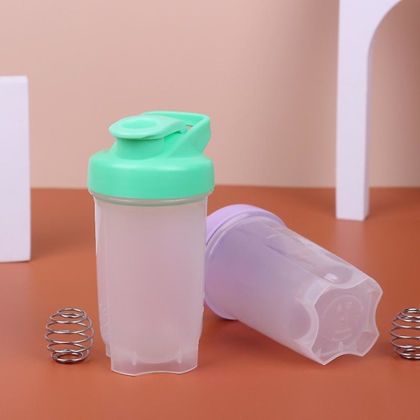 300 ml vattenflaska för dryck Plast läckagesäkra sportflaskor Proteinshaker Vattenflaska Mixerkopp Kök Dryckesartiklar Bpa gratis Green 300ML