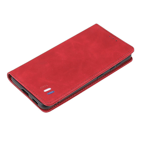 Nytt case kompatibelt med Samsung Galaxy S21 Plus- cover Magnetstängning Plånbok Bok Flip Folio Stand View Cover Stötsäkert - Röd null none