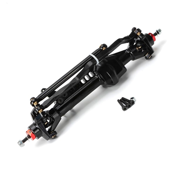 Rc drivaxel aluminiumlegering fram/bakaxel för Scx10 Iii Rc fordonsdelar Black-front straight axle