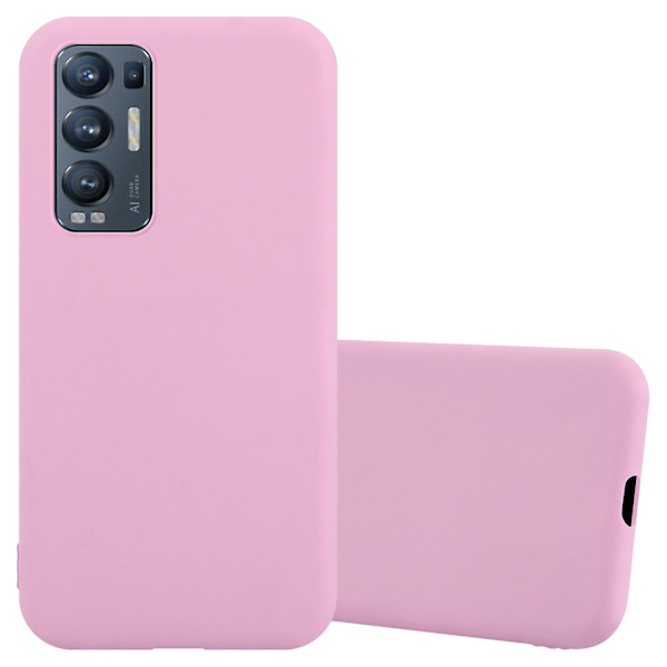 Oppo FIND X3 NEO Hülle Handy Cover TPU- case - matta färger CANDY PINK FIND X3 NEO
