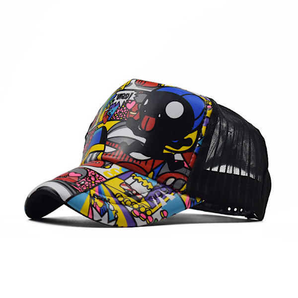 Spiderman runt basebollkeps spetsig hatt hip style 6