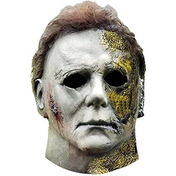 Halloween Michael Myers Skräck Latex Mask Huvudbonader Festrekvisita C