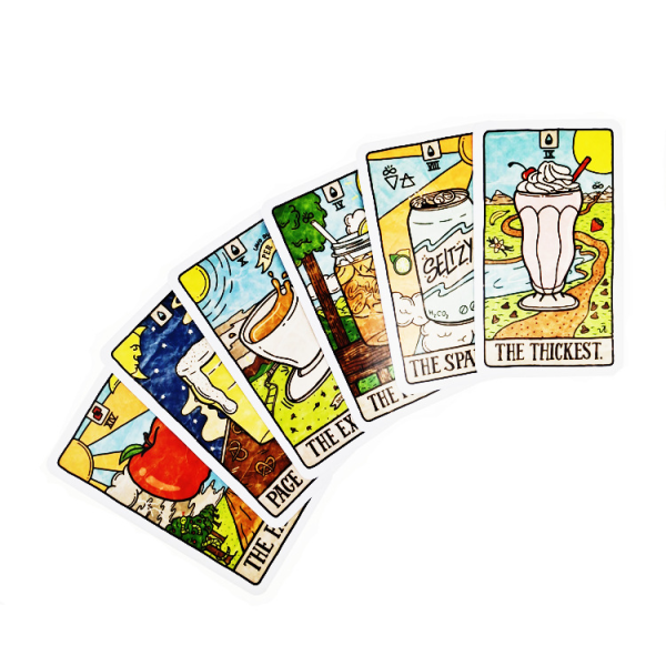 Food Fortunes tarotkort Divination card