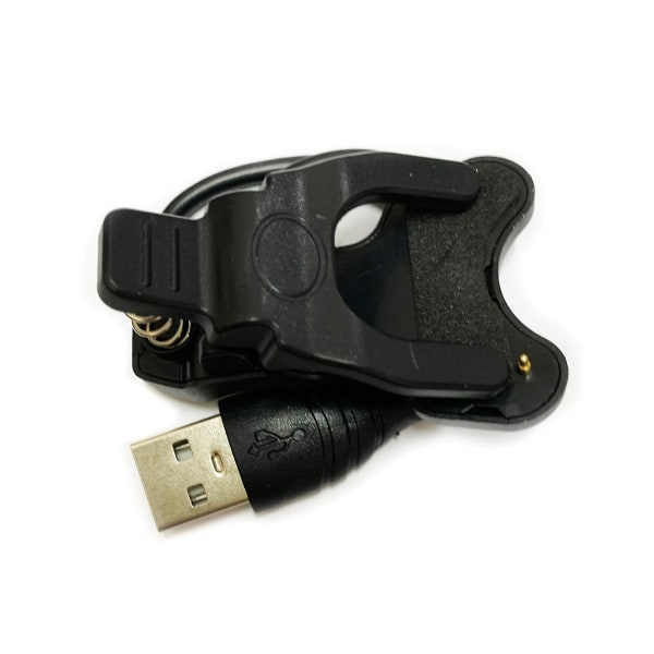 Universal Child Smartwatch USB Power Laddningskabel Laddare Clip 2 Pin Space 9mm Black