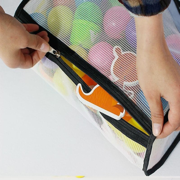 Förvaringspåsar för badleksaker för barn Stor kapacitet Mesh Net Organizer Nätväska|Badleksak null none