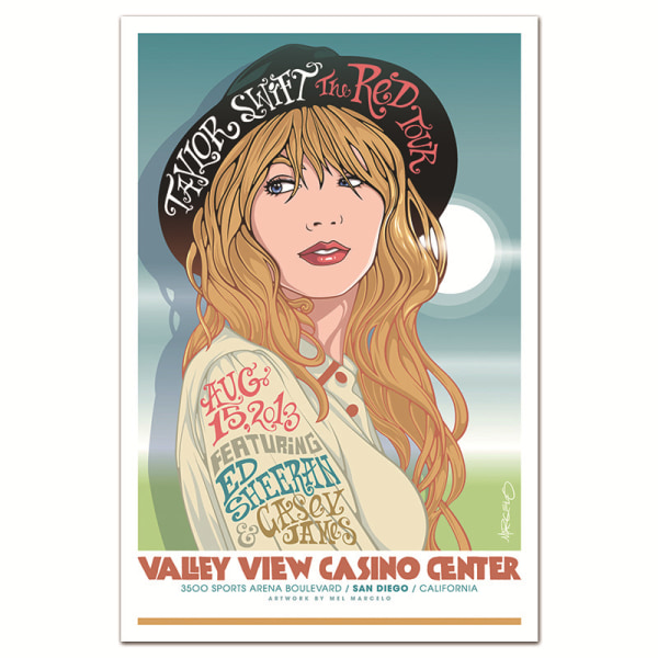 Taylor Swift Perifer Poster Tapestry Style 2 40*50CM