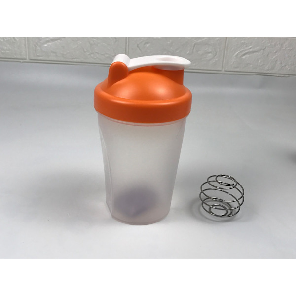 600ml proteinpulver kopp shaker cup sport fitness cup orange