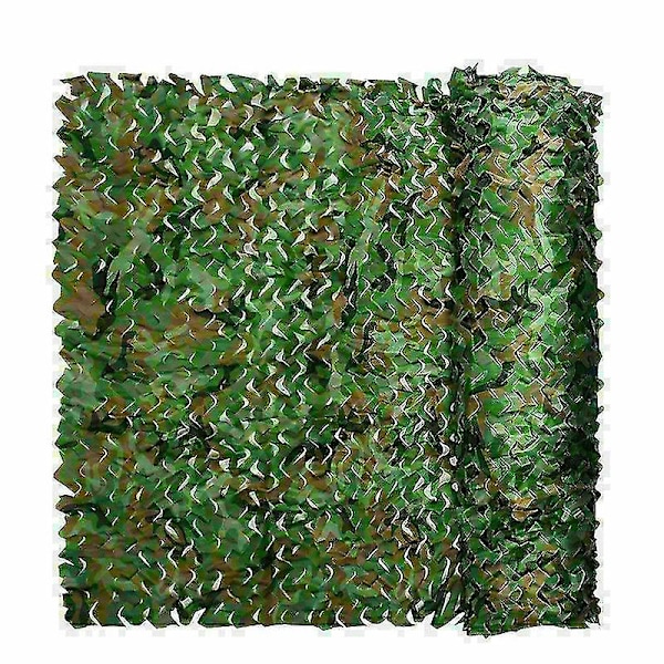 4m*6m Camo Nät Jakt/skytte Kamouflage Göm Army Camping Skogsnät Ukab Army Green 4m x 6m