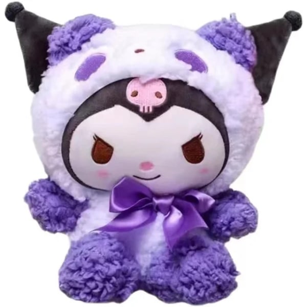 Sanrio 25Cm Anime Sanriod Leksaker Kawaii Kuromi Mymelodi Kanel Plysch Mjuka Fyllda Djur Docka Plyschkudde Julpresentdekor E 25CM