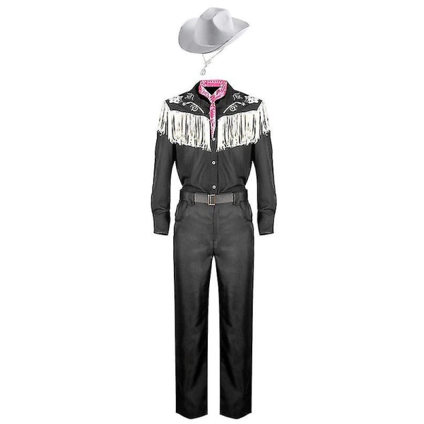 Film Ken Cosplay Kostym Halloween Fancy Dress Karneval Kostym För Vuxna Barn With hat XL